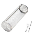 Upgrade Flip-Top Lid BBQ Cage Stainless Steel Rolling Grilling Basket, Small, Large, Small+Large
