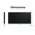 Waveshare RGB Full-color LED Matrix Panel, 5mm Pitch, 64x32 Pixels, Adjustable Brightness, 25848