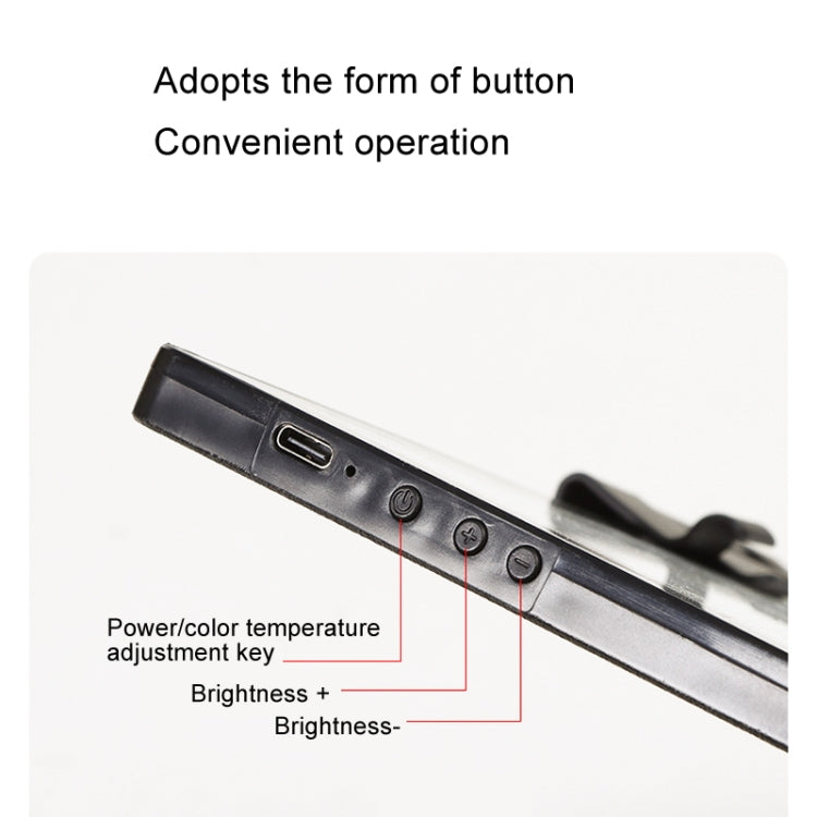 A3-D28B LED Smart Charging Copy Desk Line Drawing Hand Drawing Transparency Copy Platform, With 1m Type-C Line, With 1m Type-C Line+Removable Clip