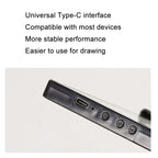 A3-D28B LED Smart Charging Copy Desk Line Drawing Hand Drawing Transparency Copy Platform, With 1m Type-C Line, With 1m Type-C Line+Removable Clip