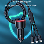 Vehicle Mini Fast Charging Charger Car One To Three Cigarette Lighter, Regular Version, Standard Version, Upgrade Version, Premium Version, Flagship Version, Extreme Version