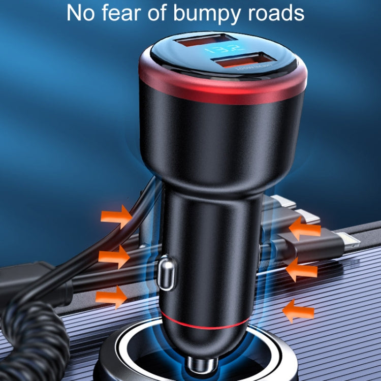 Vehicle Mini Fast Charging Charger Car One To Three Cigarette Lighter, Regular Version, Standard Version, Upgrade Version, Premium Version, Flagship Version, Extreme Version