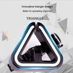 N+1 Mountain Bike Bell Universal Triangle Copper Bell, Clip Ring Black, Clip Ring Silver, Rubber Band Black, Rubber Band Silver