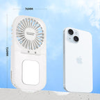 USB Charging Folding Outdoor Handheld Mini Cold Compress Fan Desktop Cooling Fan