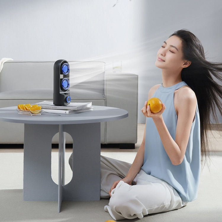 Intelligent Digital Display 100-Speed Stepless Speed Desktop Shaking Head Tower Fan