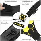 Soccer Kick Trainer Solo Football Training Aid with Adjustable Belt Training Juggle Band
