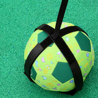 Soccer Kick Trainer Solo Football Training Aid with Adjustable Belt Training Juggle Band