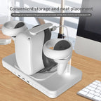 For Meta Quest 2 Desktop Bracket VR Glasses Wireless Charger Colorful Light Emitting Base