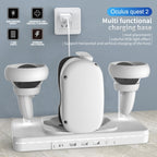 For Meta Quest 2 Desktop Bracket VR Glasses Wireless Charger Colorful Light Emitting Base