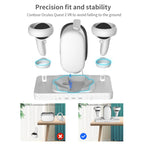 For Meta Quest 2 Desktop Bracket VR Glasses Wireless Charger Colorful Light Emitting Base
