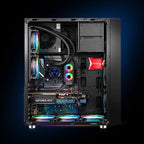 Desktop ARGB Memory Cooler PWM Temperature Control Dual Fan, For DDR / DDR2 / DDR3 / DDR4 / DDR5