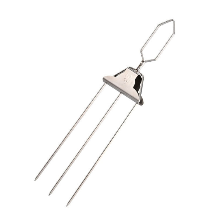 Stainless Steel BBQ Skewers Semi-Automatic Barbecue Fork, 3 Way Skewer, 6pcs /Pack 1 Way Skewer, 5 In 1, 6 In 1