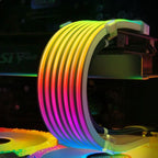AOSOR AL300 Computer Glow Line ARGB Neon Cable Motherboard Chassis Light Strip Light Board Decoration, AL300
