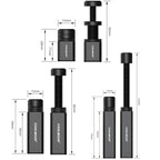 COOLMOON Graphics Card Stand Desktop Computer Graphics Card Vertical Top Support Bracket Screw Telescopic Support Rods, 2.8-5cm (Black), 2.8-5cm (Silver), 5-8cm (Black), 5-8cm (Silver), 7.5-12cm (Black), 7.5-12cm (Silver)
