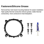 COOLMOON Frost Double Copper Tube CPU Fan Desktop PC Illuminated Silent AMD Air-Cooled Cooler, P2 Magic Moon Edition Single Fan, P22 Magic Moon Edition Double Fan, P2 Streamline Edition Single Fan, P22 Streamline Edition Double Fan