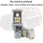 2pcs Automotive LED Reversing Lights Decode Induction Wide Voltage Brake Lights