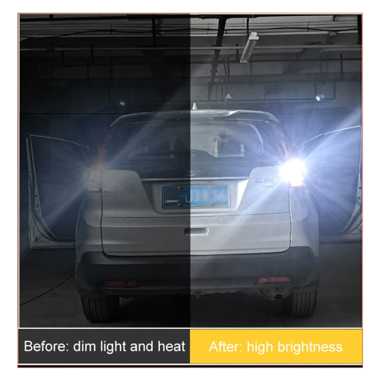 2pcs Automotive LED Reversing Lights Decode Induction Wide Voltage Brake Lights