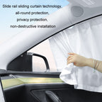 Car Side Window Privacy Sun Protection Curtain, For Tesla Model Y 4pcs White, For Tesla Model Y 4pcs Black, For Tesla Model 3 4pcs White, For Tesla Model 3 4pcs Black