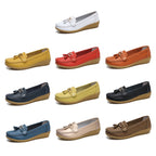 Leather Anti-Slip Flat Shoes Women Casual Shoes, 37, 38, 39, 40, 41, 42, 43, 44