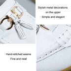 Leather Anti-Slip Flat Shoes Women Casual Shoes, 37, 38, 39, 40, 41, 42, 43, 44