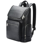 Bopai 61-122431 Large-capacity First-layer Cowhide Business Waterproof Laptop Backpack, 61-122431