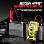 FOXSUR 12V/24V Automotive Lead-acid Battery Internal Resistance Rapid Analyzer, Yellow