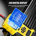 FOXSUR 12V/24V Automotive Lead-acid Battery Internal Resistance Rapid Analyzer, Yellow