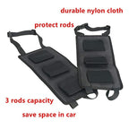 Car Back Seat Fishing Rod Strap Fixed Storage Bag