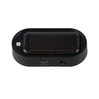 Car Solar Analog Anti-theft Device LED Warning Light, Black Shell Red Light, Black Shell Blue Light