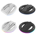 For Sony PS5 Slim IPEGA Universal Game Console Vertical Cooling Base Holder, White, Black, Colorful White, Colorful Black