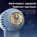 Outdoor Handheld Ice Air Conditioning Fan Astronaut Night Light Semiconductor Cooling Fan