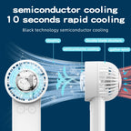 Outdoor Handheld Ice Air Conditioning Fan Astronaut Night Light Semiconductor Cooling Fan