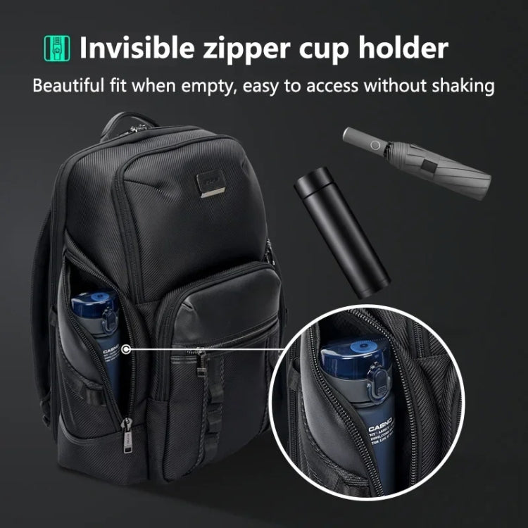 Bopai 61-123561 Large Capacity Business Trip Laptop Backpack, 61-123561