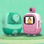 A19B 2.0-Inch 720P HD Reversible Camera Cartoon Children Mini Digital Printing Camera