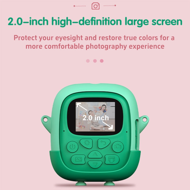 A19B 2.0-Inch 720P HD Reversible Camera Cartoon Children Mini Digital Printing Camera