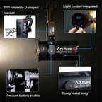 Aputure Adjustable Focus LED Photography Light Indoor Interview Video Live Fill Light, LS 60d, LS 60x
