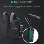Bopai 61-122391 Large-capacity First-layer Cowhide Business Laptop Backpack With USB+Type-C Port, 61-122391