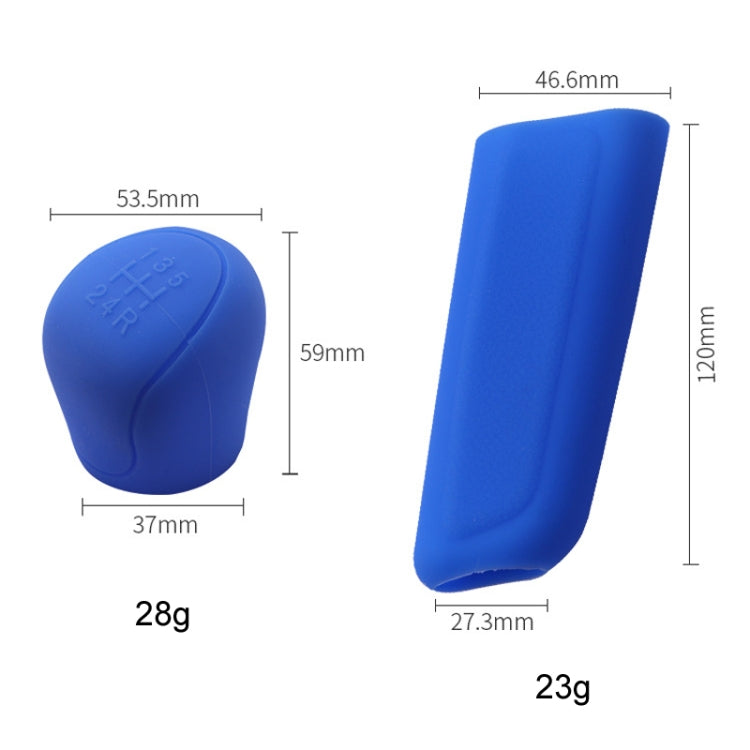Automotive Silicone Manual Automatic Shift Lever Protective Cover, Gear Shift Black, Gear Shift Gray, Gear Shift Red, Gear Shift Blue, Gear Shift Beige, Gear Shift Yellow, Handbrake Black, Handbrake Gray, Handbrake Red, Handbrake Blue, Handbrake Beige ...