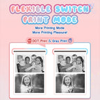 M8 2.4-Inch 1080P HD 2400W Pixel Dual-Camera Children Thermal Printing Camera, Pink, Blue, Purple, Pink+32GB, Blue+32GB, Purple+32GB