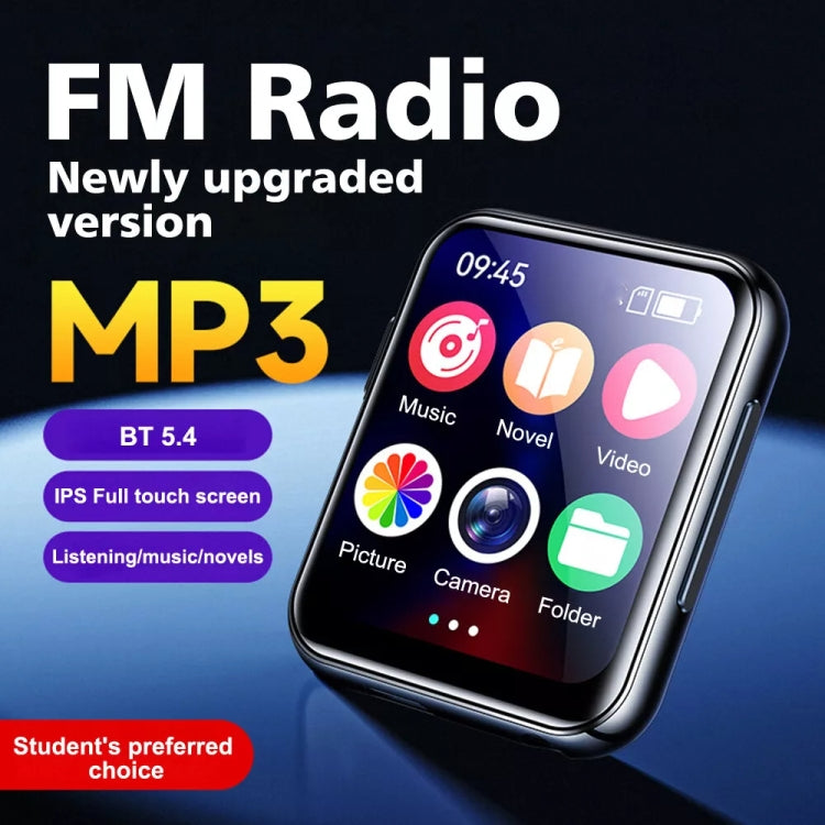 A30  MP3 Player With FHD 720P Digital Camera Bluetooth 5.4 Lossless Sound Audio Player, Excluding Memory Card, 4GB, 8GB, 16GB, 32GB, 64GB