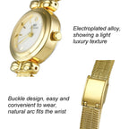 BS Bee Sister 22mm Retro Female Wrist Watch with Stainless Steel Mesh Butterfly Design Strap