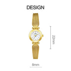 BS Bee Sister 22mm Retro Female Wrist Watch with Stainless Steel Mesh Butterfly Design Strap