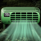 USB Charging Digital Display Portable Bladeless Outdoor Mini Night Light Fan