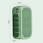 USB Charging Digital Display Portable Bladeless Outdoor Mini Night Light Fan