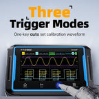 FNIRSI 2C53P Dual Channel Flat Panel Digital Oscilloscope Multimeter Signal Generator 3 In 1, 2C53P