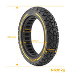 AIMITE 9.5 x 2.125 / 36 Card 9.5 inch Electric Scooter 230 x 50 Universal Off-Road Tire, Red Line, Yellow Line