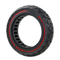 AIMITE 10 inch 45mm Slot Scooter Universal Anti-Blast Anti-skid Shock Absorption Off-road Tire, Red Line