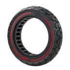 AIMITE 10 inch 45mm Slot Scooter Universal Anti-Blast Anti-skid Shock Absorption Off-road Tire, Red Line