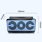 Solar Car Exhaust Fan Air Circulation Cooling Ventilation Fan
