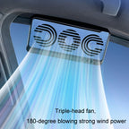 Solar Car Exhaust Fan Air Circulation Cooling Ventilation Fan
